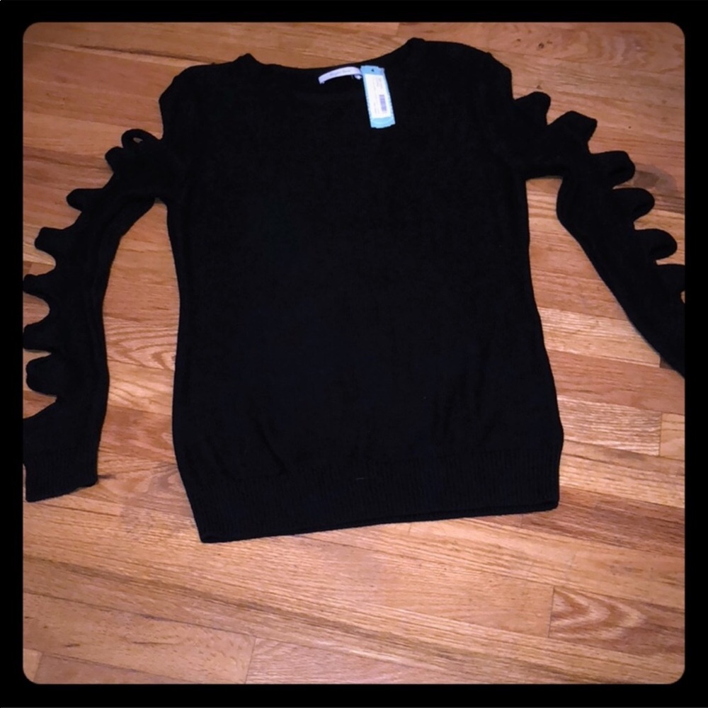 Black stitch fix sweater